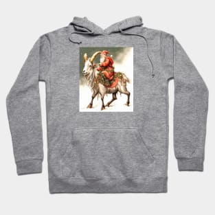 Scandanivian Mythology Julbocken Yule Goat And Tomte Hoodie